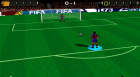 FIFA 96 PC Dos: Barcelona player taking the Penalty