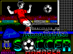 Kenny Dalglish Soccer Manager - ZX Spectrum, Title